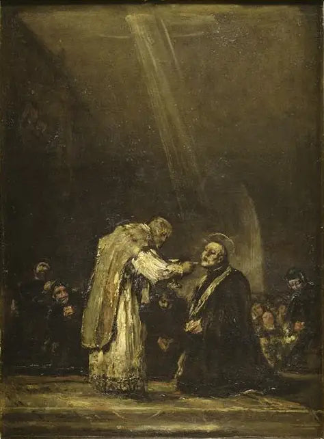 Die letzte Kommunion des San José de Calasanz - Francisco de Goya