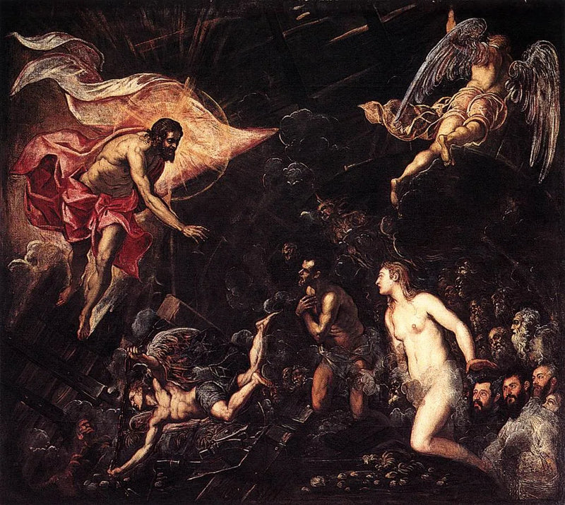 Der Abstieg in die Hölle - Jacopo Tintoretto