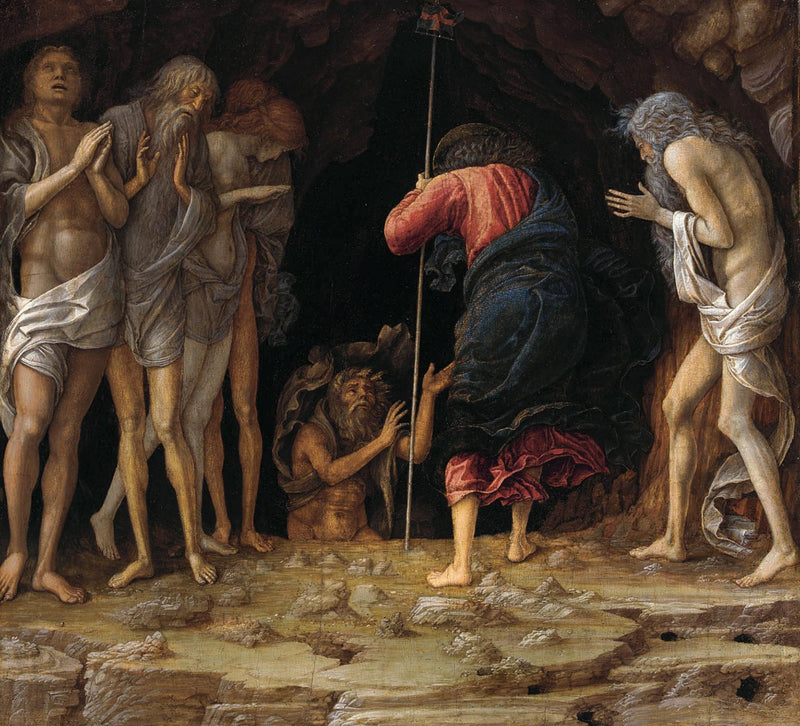 Der Abstieg in die Unterwelt - Andrea Mantegna