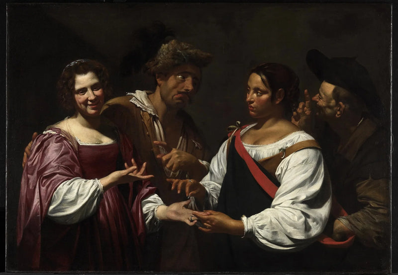 Die Wahrsagerin - Simon Vouet