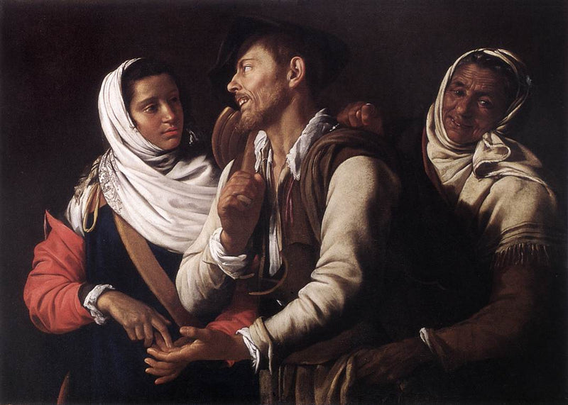 Die Wahrsagerin - Simon Vouet