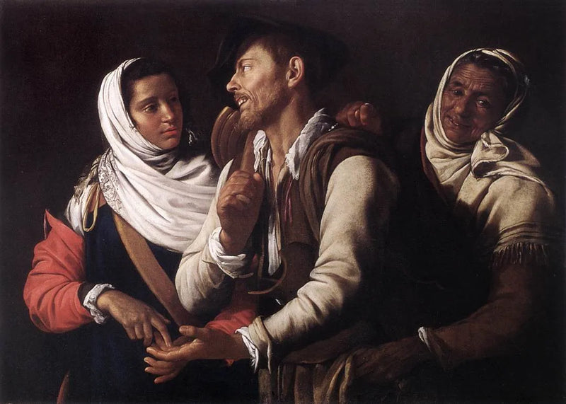 Die Wahrsagerin - Simon Vouet