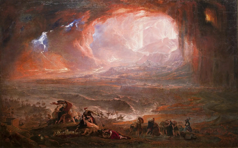 Die Zerstörung von Pompeji und Herculaneum - John Martin
