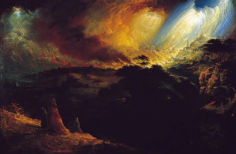 Die Zerstörung von Sodom und Gomorra - John Martin