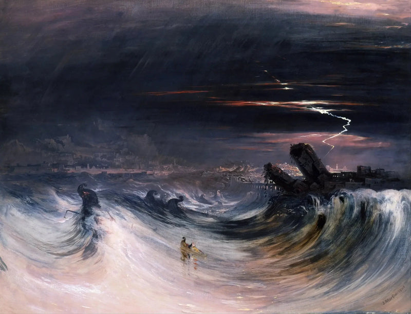 Die Zerstörung von Tyr - John Martin