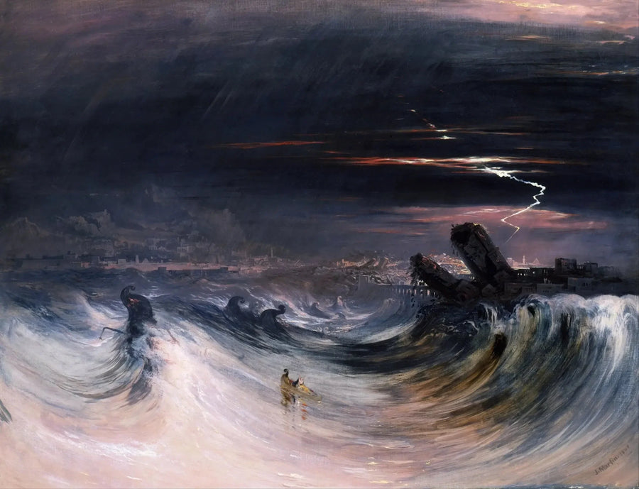 Die Zerstörung von Tyr - John Martin