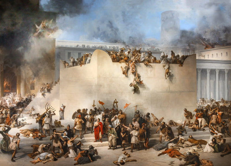 Die Zerstörung des Tempels von Jerusalem - Francesco Hayez