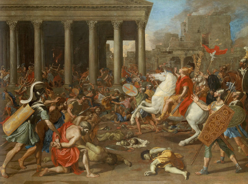 Die Zerstörung des Tempels von Jerusalem - Nicolas Poussin