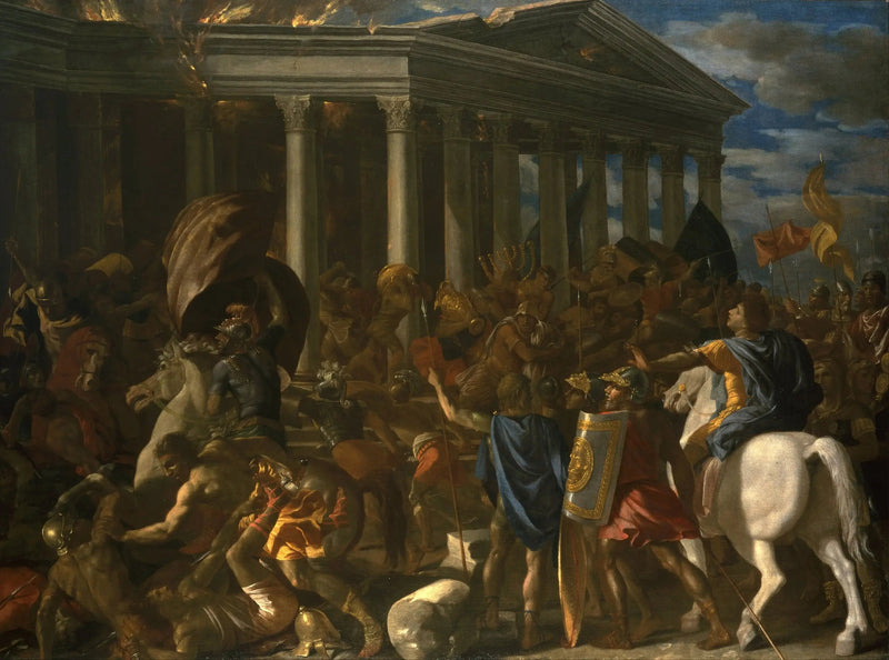 Die Zerstörung des Tempels von Jerusalem - Nicolas Poussin