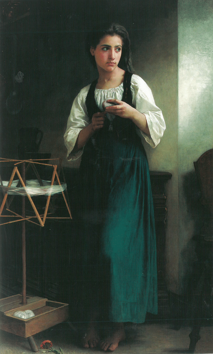 La Dévideuse - Bouguereau
