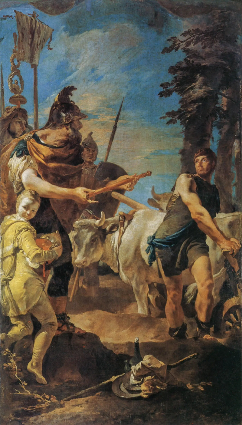 Die Diktatur, die Cincinnatus angeboten wurde - Giovanni Battista Tiepolo