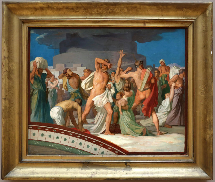 Die Zerstreuung der Völker - Hippolyte Flandrin