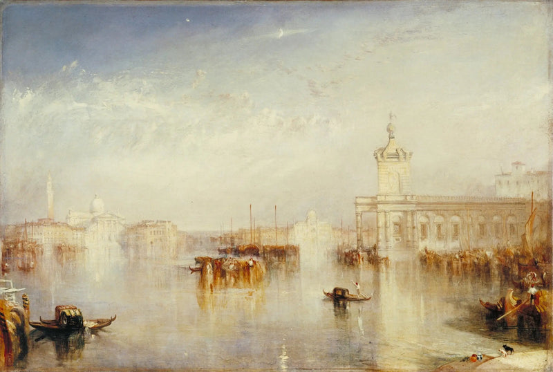 Die Dogana, San Giorgio, Citella, vom Platz der Europa - J. M. W. Turner