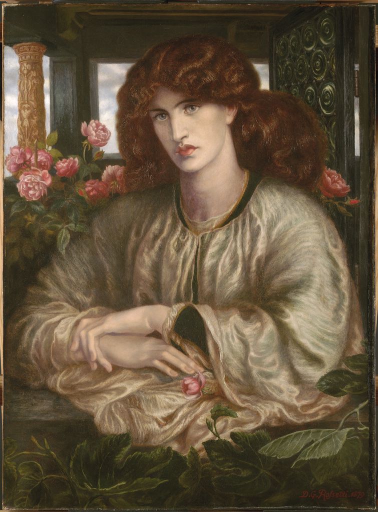 Die Frau am Fenster - Dante Gabriel Rossetti