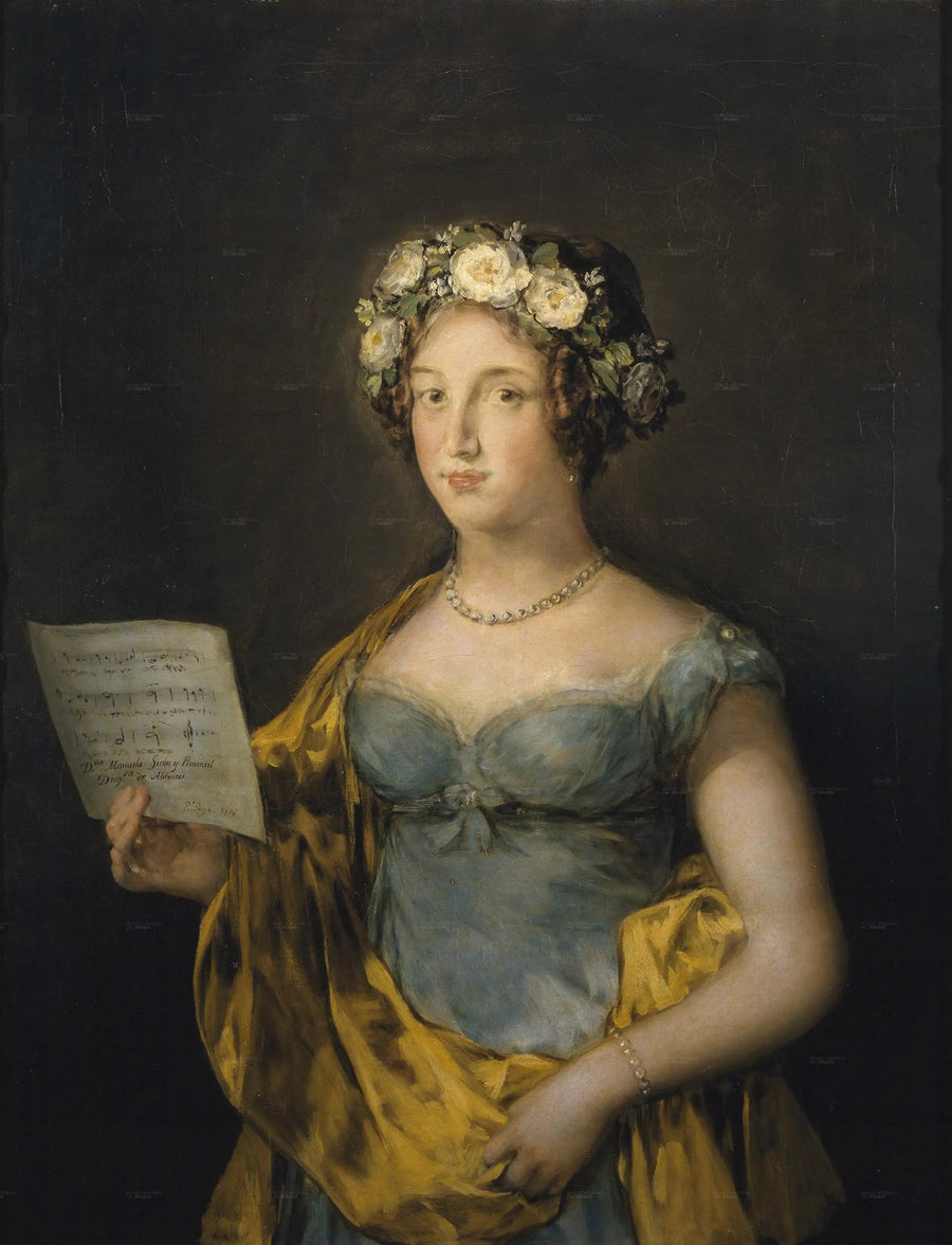 Die Herzogin von Abrantes - Francisco de Goya