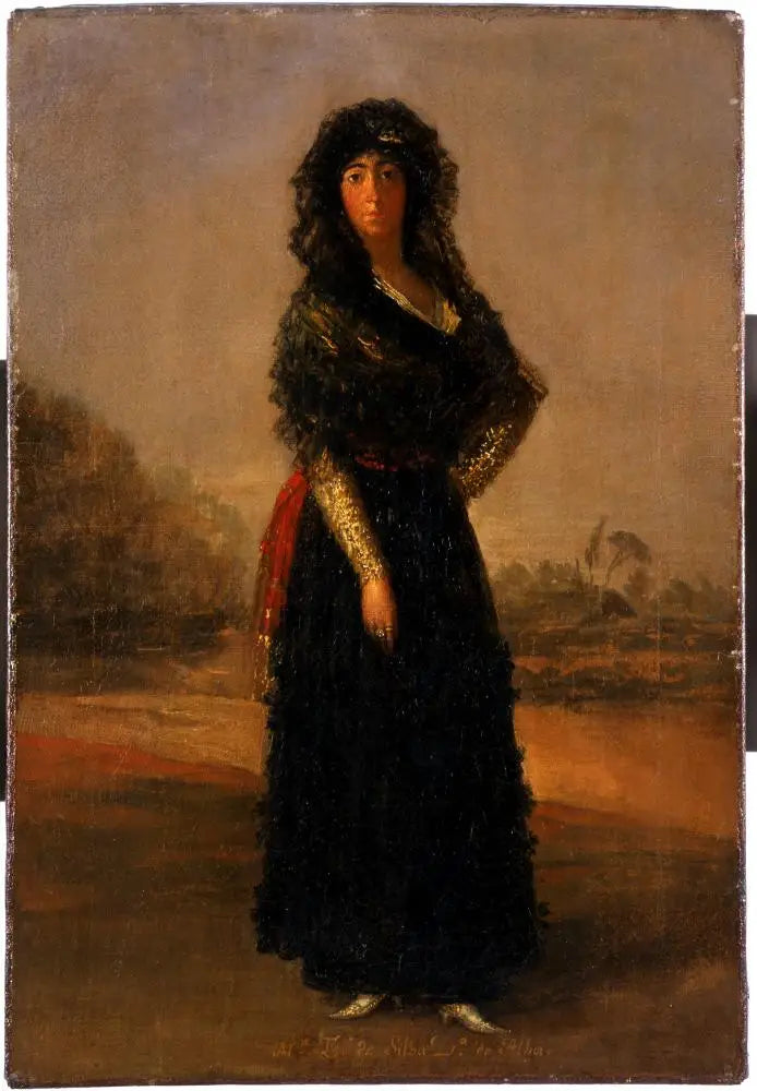 Die Herzogin von Alba, Skizze - Francisco de Goya