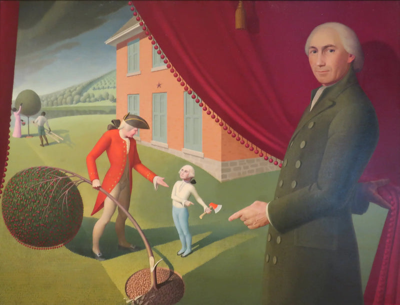Die Fabel von Parson Weems - Grant Wood