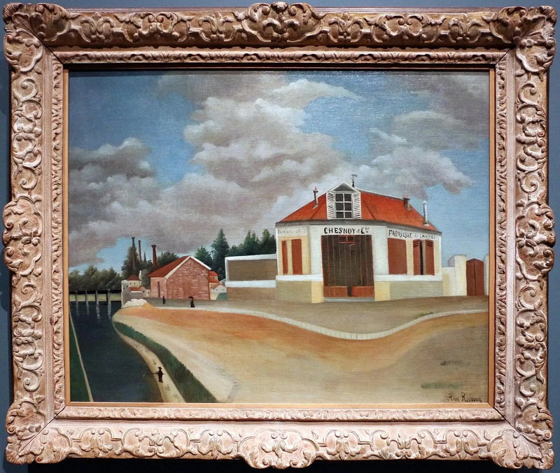 Die Fabrik der Stühle in Alfortville - Henri Rousseau