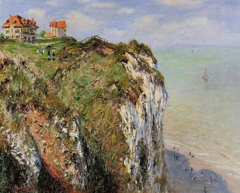 Die Klippe bei Dieppe - Claude Monet
