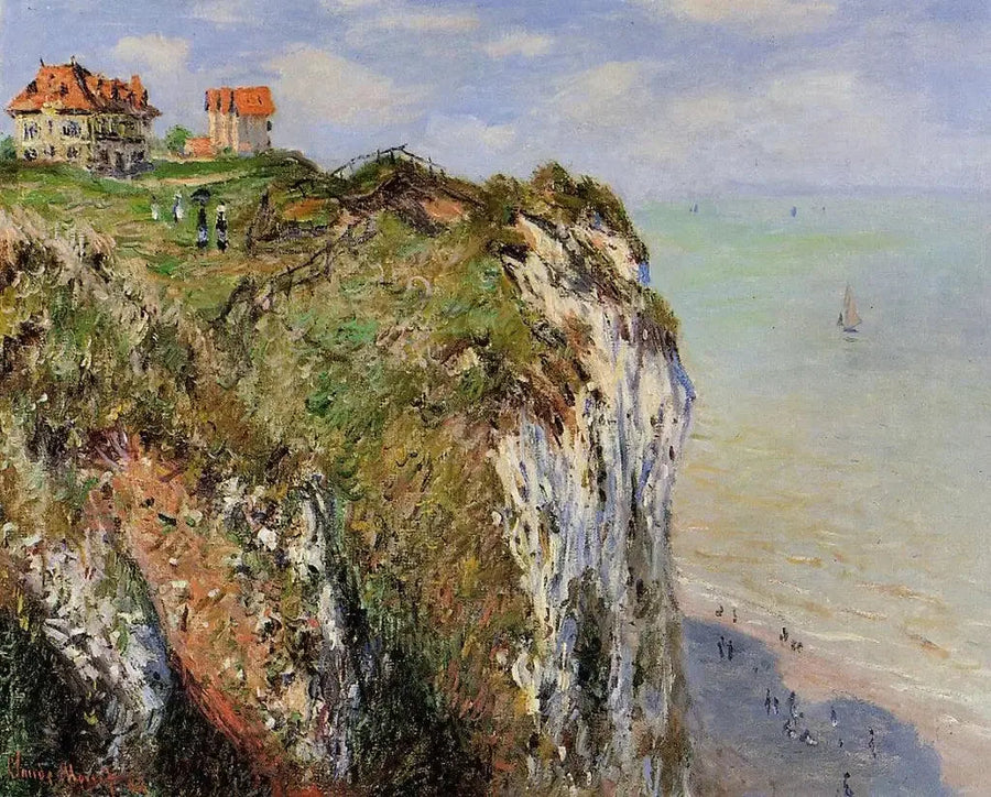 Die Klippe bei Dieppe - Claude Monet