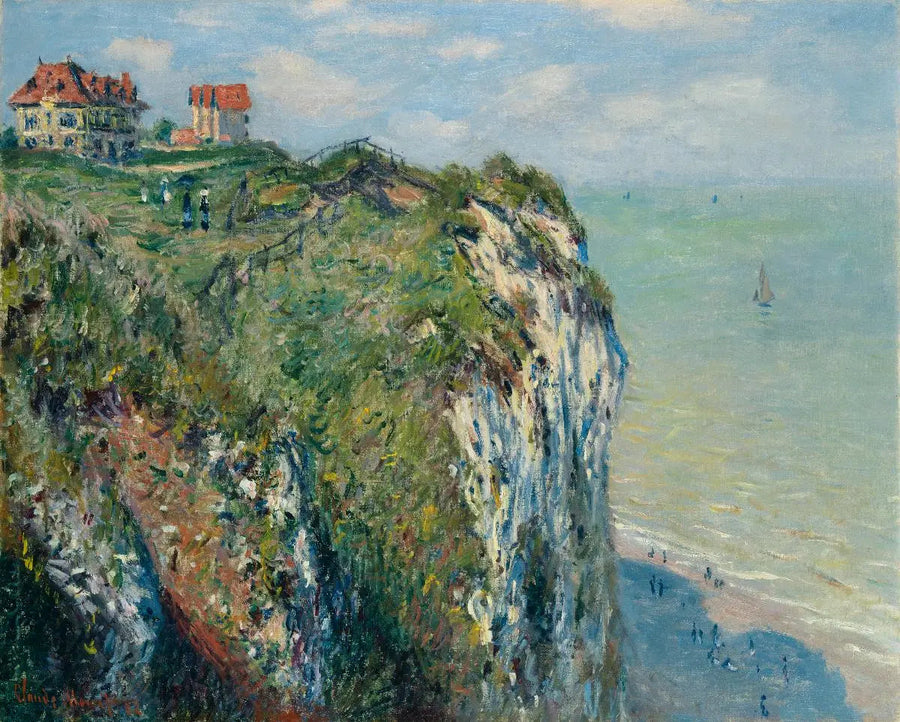 Die Klippe bei Dieppe - Claude Monet