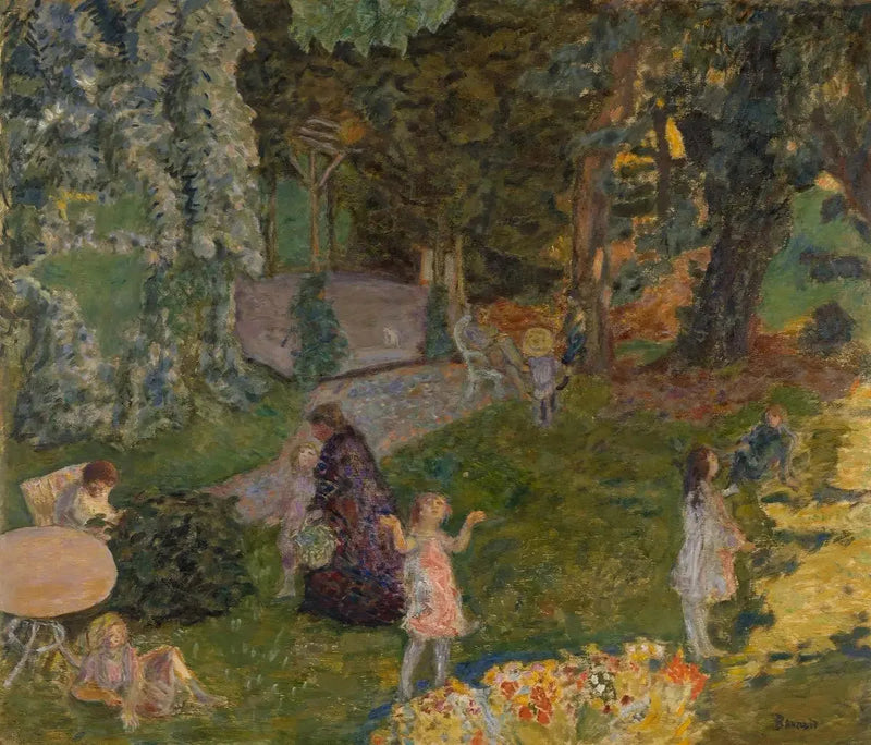 Die Familie im Garten. Grand Lemps - Pierre Bonnard