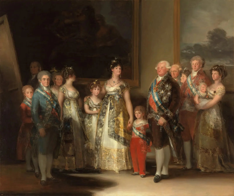 Die Familie von Karl IV - Francisco de Goya