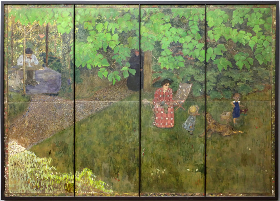 Die Familie von Claude Terrasse im Garten - Pierre Bonnard