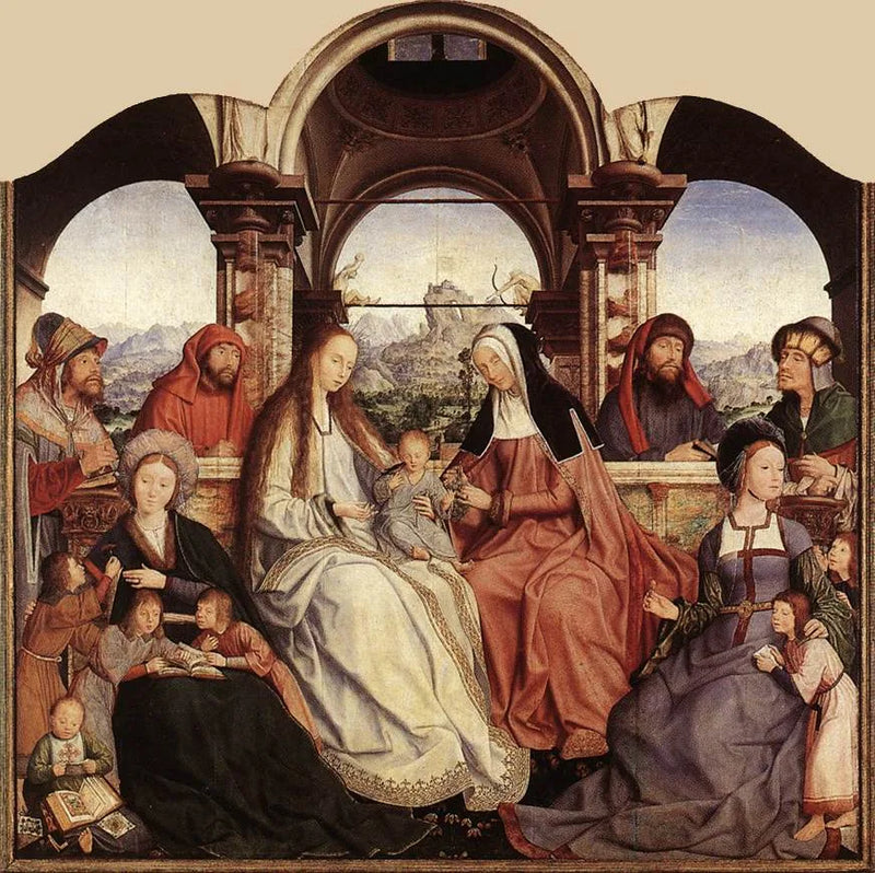 Die Familie der Heiligen Anna - Quentin Metsys