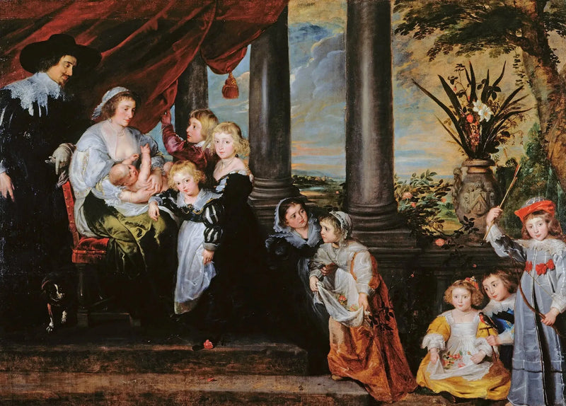 Die Familie von Sir Balthasar Gerbier - Peter Paul Rubens
