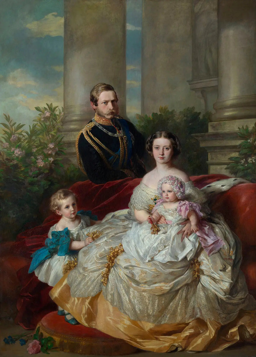 Die Familie des Kronprinzen und der Kronprinzessin Friedrich Wilhelm von Preußen - Franz Xaver Winterhalter