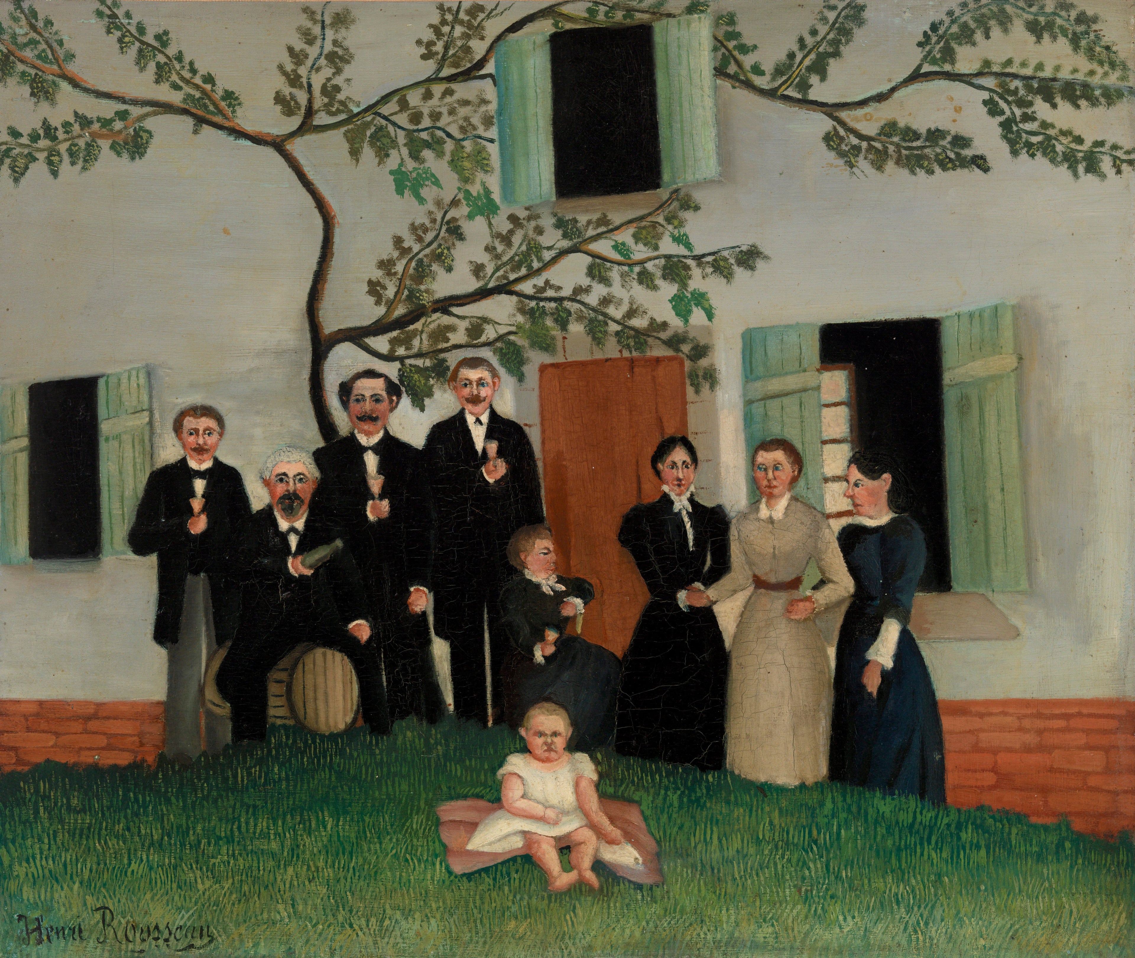 Die Familie - Henri Rousseau