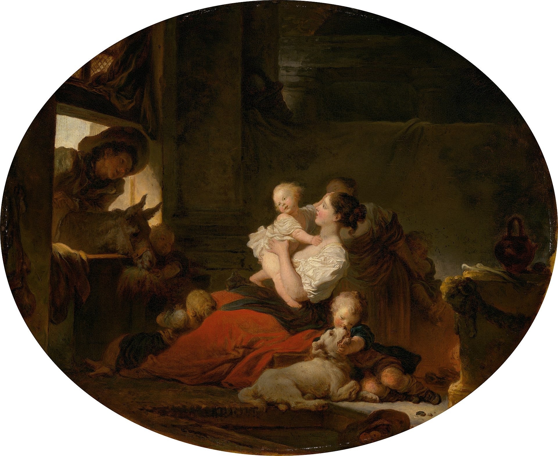 Die glückliche Familie - Jean-Honoré Fragonard