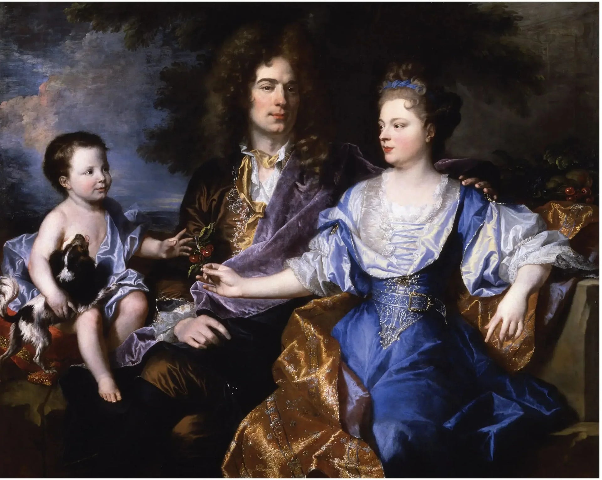 La Famille Léonard - Hyacinthe Rigaud image 1 copie de tableau peinte à la main