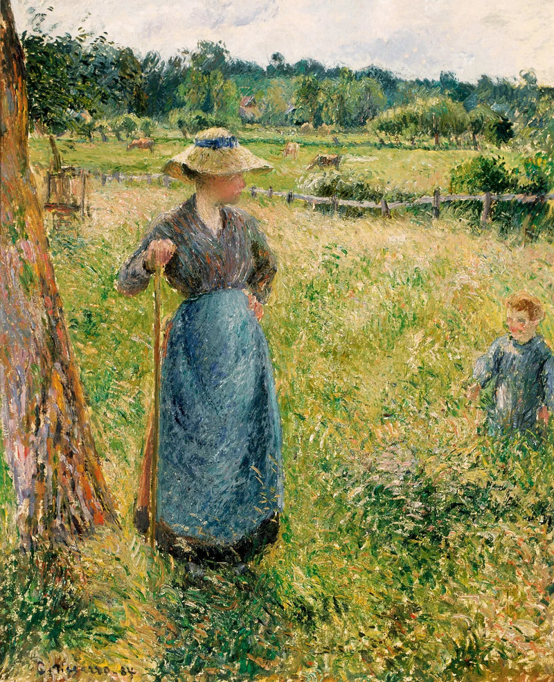 Die Heuernte - Camille Pissarro