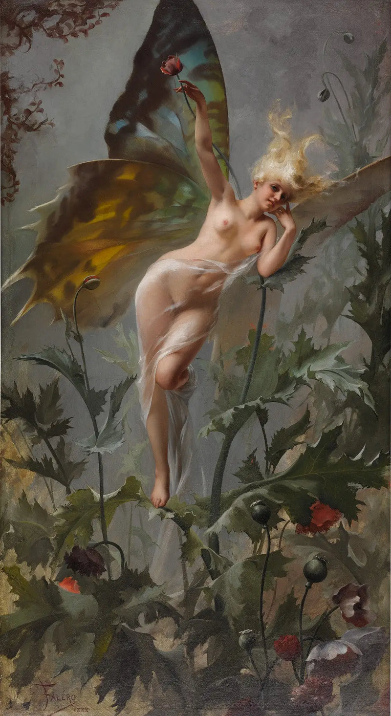 Das Mohnfee - Luis Ricardo Falero