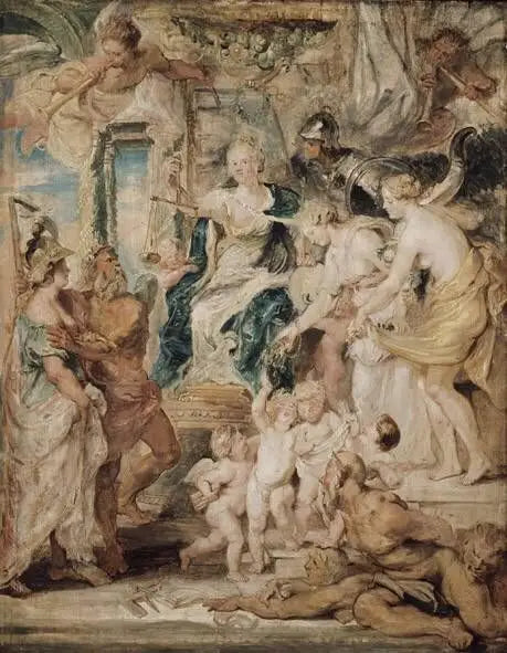 Das Glück der Regentschaft - Peter Paul Rubens