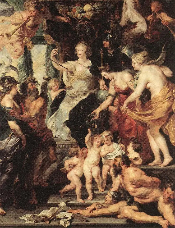 Das Glück der Regentschaft - Peter Paul Rubens