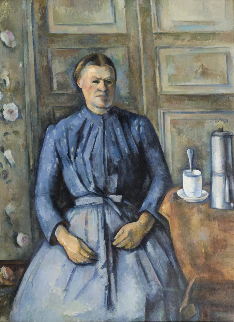 Die Frau mit der Kaffeekanne - Paul Cézanne