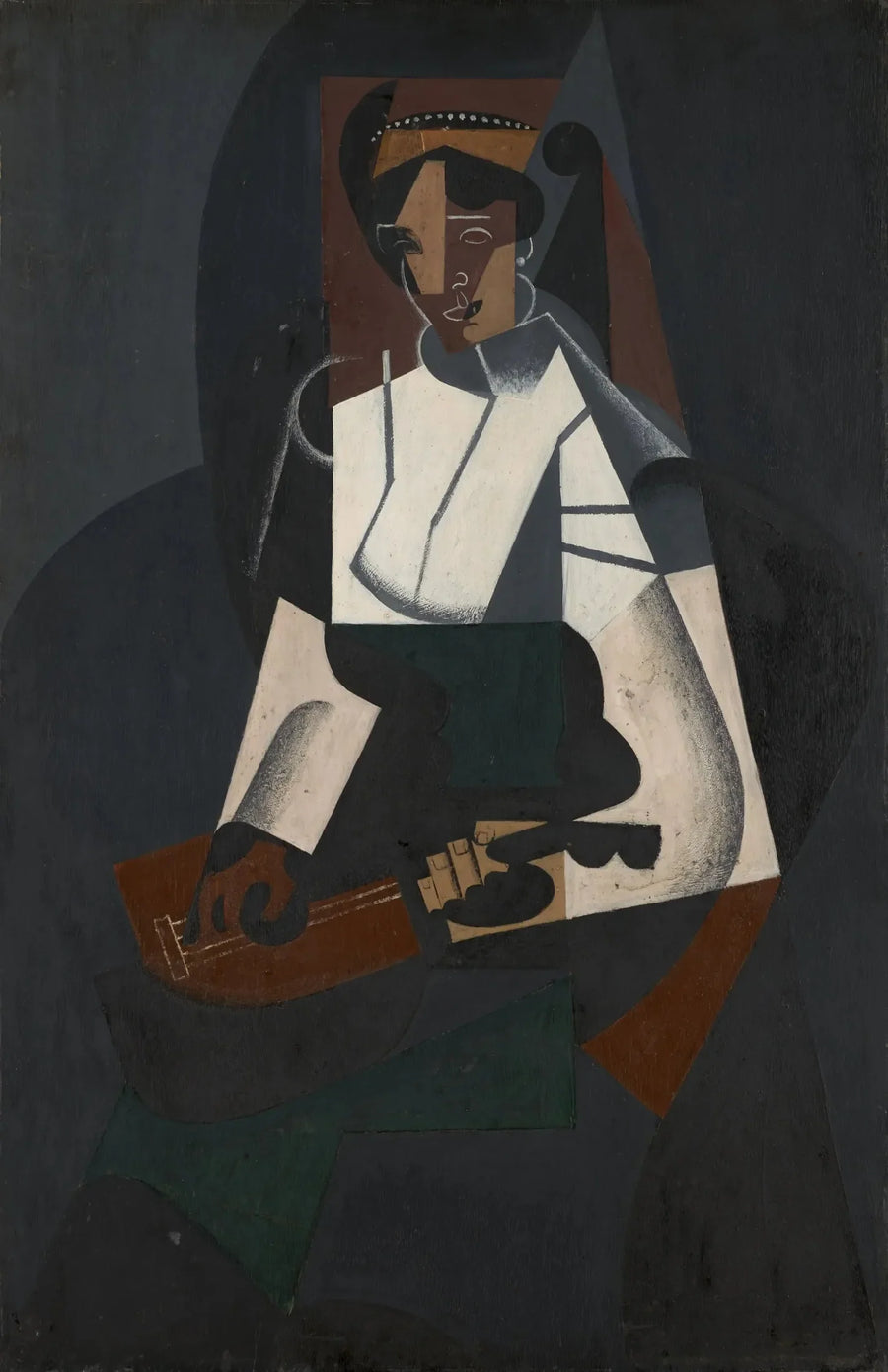 Die Frau mit der Mandoline, nach Corot - Juan Gris