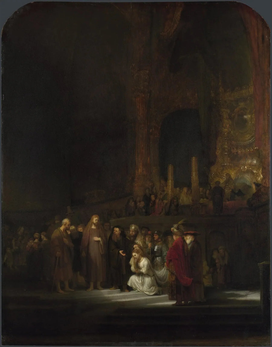 Die ehebrecherische Frau - Rembrandt