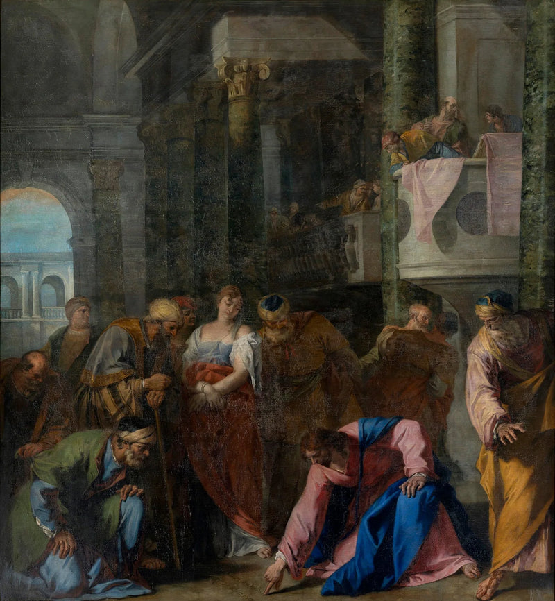 Die ehebrecherische Frau - Sebastiano Ricci