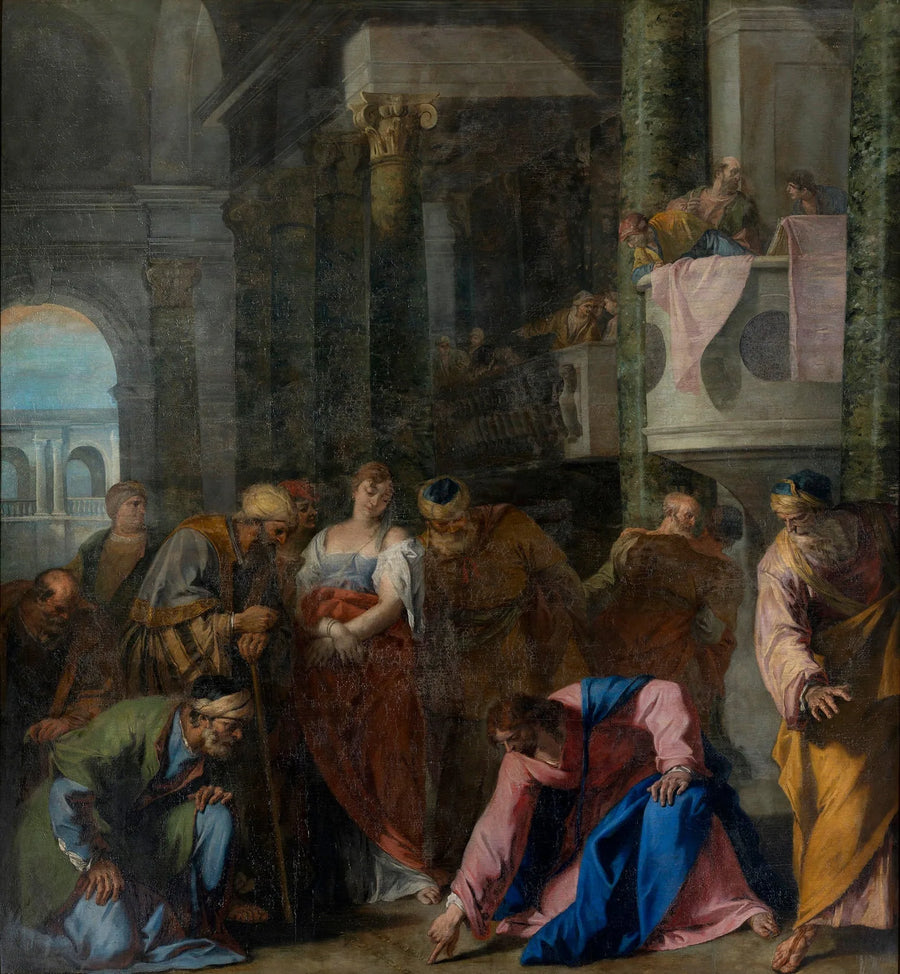 Die ehebrecherische Frau - Sebastiano Ricci
