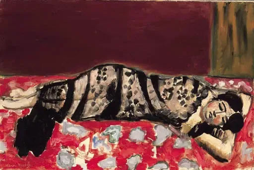 Die Frau auf der Couch - Henri Matisse
