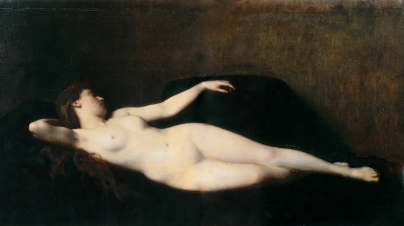 La Femme au divan noir - Jean-Jacques Henner