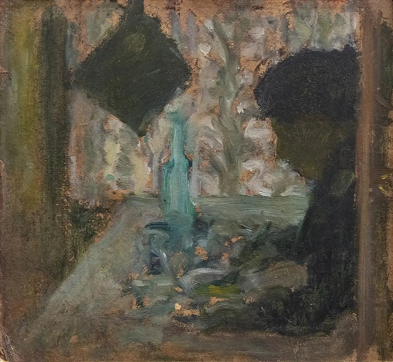 Die Frau im Restaurant - Pierre Bonnard