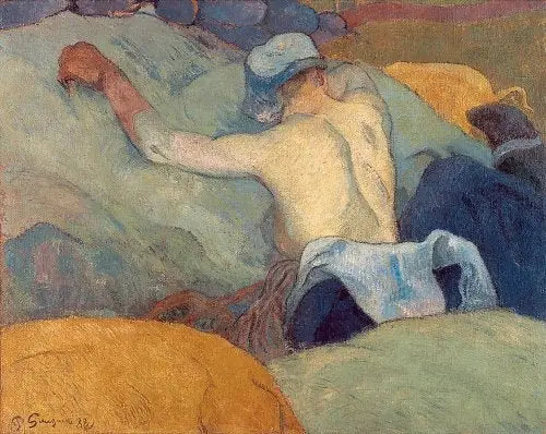 Die Frau mit den Schweinen, in voller Hitze - Paul Gauguin