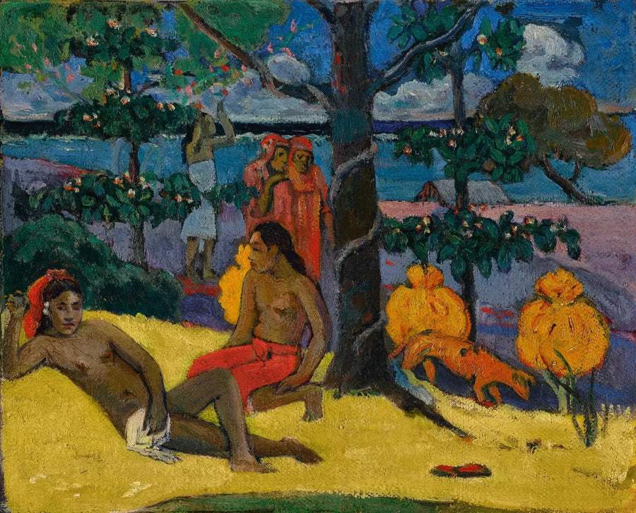 Die Frau mit Mangos II - Paul Gauguin