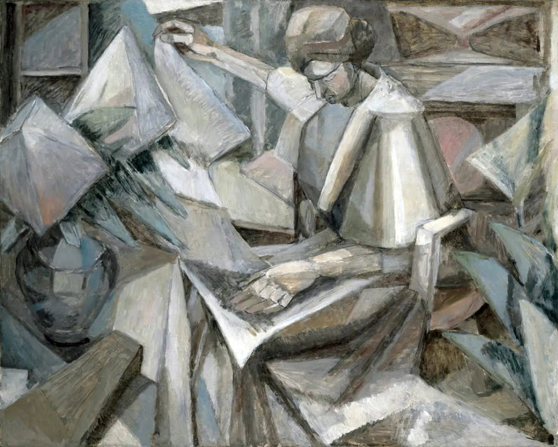 Die Frau mit Phlox - Albert Gleizes
