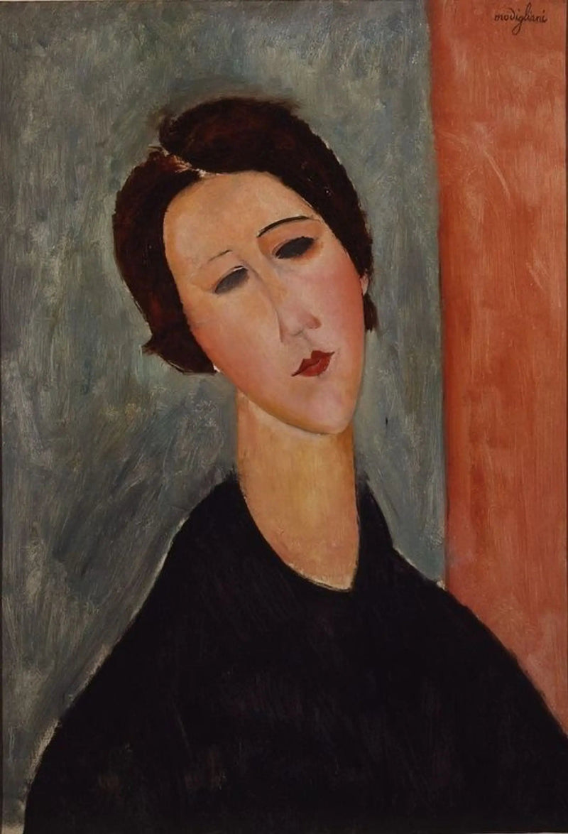 Die brünette Frau - Amedeo Modigliani
